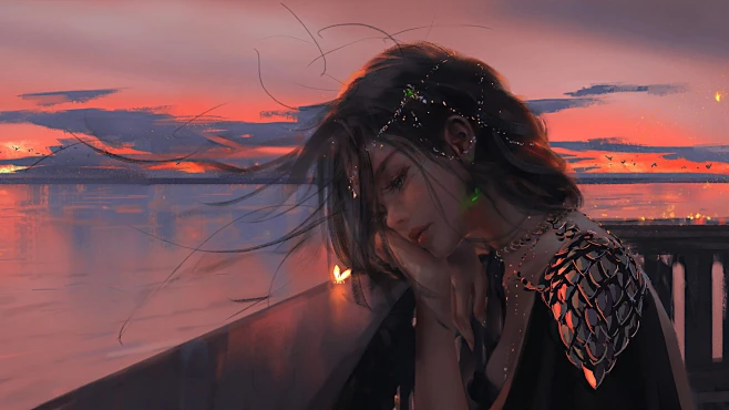 鬼刀 超高清电脑壁纸 原画 风铃公主 更多壁纸@猫的树_-花瓣网
