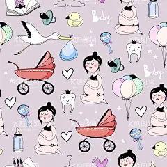 母婴卡通平铺背景  - 源文件下载【酷图网】卡通平铺背景,卡通,素材,插图,元素,矢量,无缝,印花,循环,连续,图案,数码,布料,包装,包装纸,四方,童装,服装图案,平铺,花纹,可爱背景,儿童插画,涂鸦背景