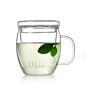 左茗右器 650ML透明玻璃杯茶杯创意花茶杯过滤水杯 大容量杯子-淘宝网