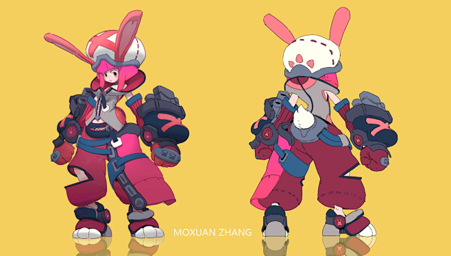 Rabbit Boxer , Moxua...