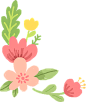 母亲节涂鸦花束素材-花