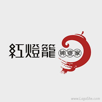 红灯笼面食馆Logo设计