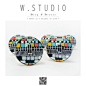 W.studio甜品手工翻糖霜饼干曲奇婚礼品生日伴手礼物电视台的周二