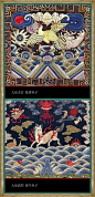 清朝官服图案设计 ​​​​