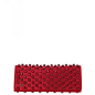 Gucci Red Satin ‘Broadway’ Swarovski Crystal Clutch Bag