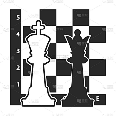 牛奶的蛋采集到象棋
