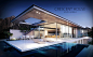Crescent House : 3D architectural visualizations of Crescent House in South Africa.