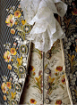18世纪欧洲服饰上的手工刺绣
