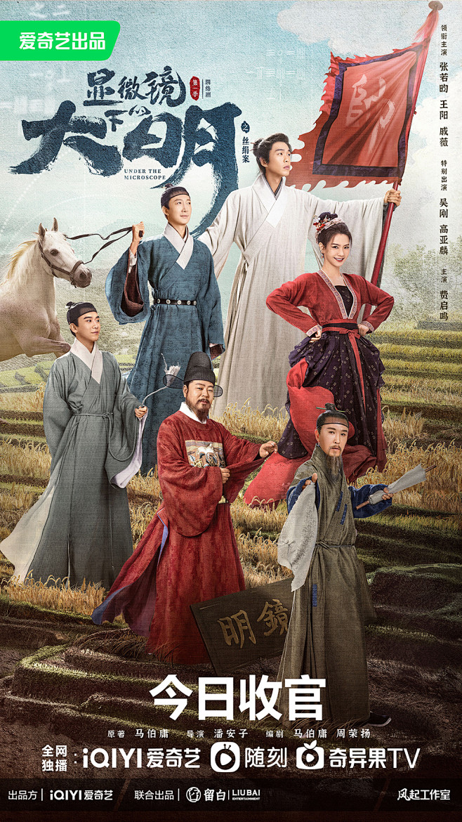 绝美！43张《显微镜下的大明之丝绢案》电视剧海报