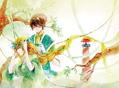 莴苣姑娘-夏小鲟__涂鸦王国插画