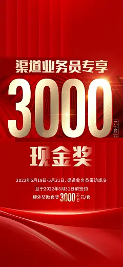 渠道现金奖海报-源文件-采灵感-cailinggan.com