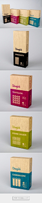 Pasta Packaging Design Curated by Little Buddha: 