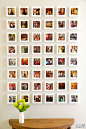 Why not display your favorite instagram photos IRL? Try this fun DIY Instagram wall!: 