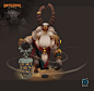 Elder Oldur , Sofia Hansson : Elder Oldur I did for Battlerite, I had great fun making him!

Weapon by Martin Fors 
Base Oldur by Srdjan Grgić
Concept art by Johan Wahlbäck
Poses + animations by Patrik Alvesand
VFX by Oskar Larsson