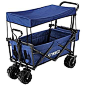VonHaus Garden Cart – Trolley, Trailer, Truck, Utility Wagon with Wipe Clean Lining, Mesh Panels, Steel Frame, 350kg Weight Capacity – Heavy Duty for Outdoors, Festivals, Tools, Plants, Logs, Camping