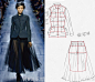 品牌秀场服装款式图系列 | Christian Dior2017秋冬RTW时装发布秀 - 服装画/服装设计手稿 - 穿针引线服装论坛