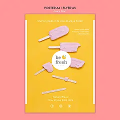 时尚大气雪糕冰淇淋冰激淋奶昔果汁饮品饮料网页Banner海报PS素材-淘宝网