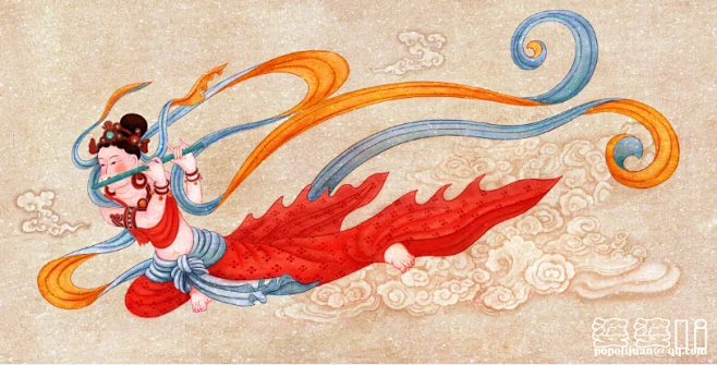 【飞天图】-花瓣网