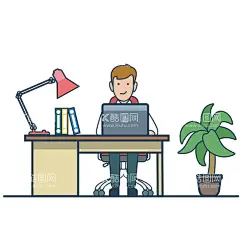 办公加班操作笔记本男人  - 源文件下载【酷图网】就业,求职,打工人,经理人,编程,程序员,加班,熬夜,倦怠,疲劳,度假,想象,累,居家办公,远程办公,劳累,桌,男性,办公室,工作,自由,笔记本,电脑,办公桌,坐,专心,办公男人,成年的,职业,商务人士,男商人,经理,人,男人,白色,白色背景,平坦的,概念,联系,技术,无线技术