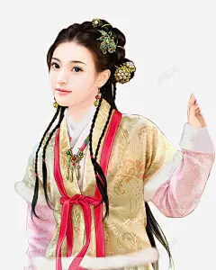 古代美女高清素材 中国风 人物 卡通 古代 古代美女 古风 唯美 手绘 美女 免抠png 设计图片 免费下载