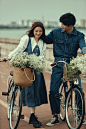 于小墨修图培训机构的婚纱摄影作品《我在时间尽头等你》
