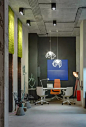 优雅的混凝土办公室：乌克兰Dizaap创意工业风格的办公空间设计