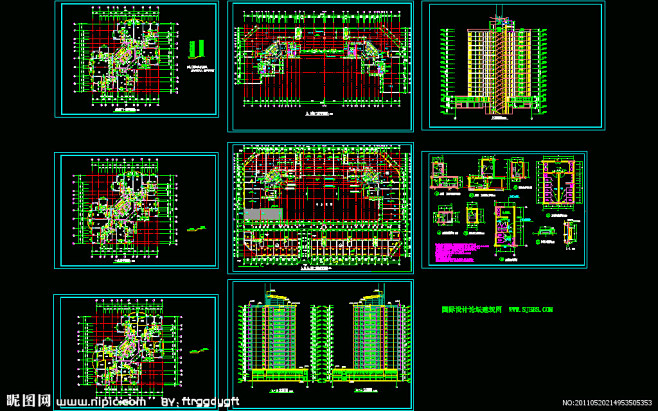 CAD DWG 图纸 平面图 素材 装修...