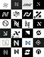 灵感采集⭐300个字母N元素图形logo设计分享 - 小红书