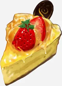 蛋糕免抠素材_新图网 https://ixintu.com 奶油 蛋糕 甜点 美食 食物 手绘 草莓 果酱