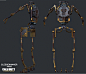 ArtStation - Steam Punk Exo high and low res, Roderick Weise