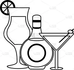 饮料,含酒精饮料,黑白图片,白色,夜晚,传统,清新,概念,健康食物