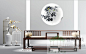 新中式实木沙发客厅简约三人沙发组合现代中式老榆木沙发禅意家具-淘宝网