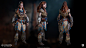 Aloy, Dan Calvert : Aloy - Seeker of the Nora Tribe

Aloy was a collaboration between the awesome Guerrilla Games Character Art Team and our external partners.

See renders of the Nora Brave Outfit high poly by Sven Juhlin here: https://www.artstation.com