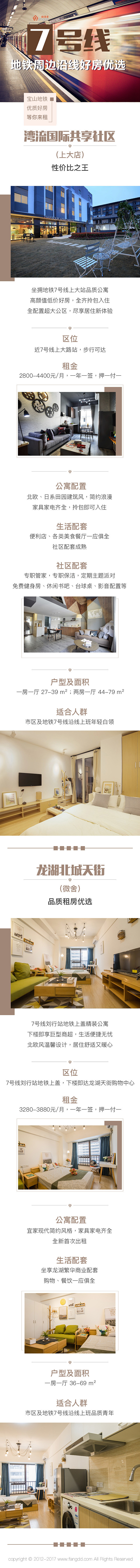 租房 地铁沿线 微信长图