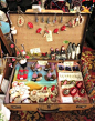 suitcase display