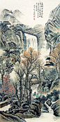 近现代画家金城(1878-1926)先生的山水画