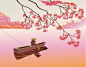 合集日本和风景点水墨彩和风浮世富士山艺妓EPS素材设计素材AI145-淘宝网