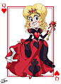 Cards of Heart, Spade, Diamond and Club.  ♡ ♤ ♢ ♧    Star Butterfly the Queen of Heart.  Eclipsa Butterfly the Queen of Spade.  Moon Butterfly the Queen of Diamond.  Meteora Butterfly the Queen of...