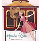 "So happy and proud to have my pretty girl as the logo of Monika Rose SF lovely shop! If you're around San Francisco, go take a ride with her!  #illustration #cablecar #nathannaerica #girlsinanimation" Photo taken by @nath.sketch on Instagram, p