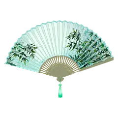 古风扇子竹子折扇
