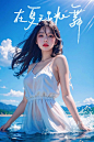 【AI美图】穿越沙漠去玩水
