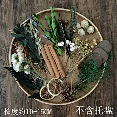 【复古风干花材料】短枝真植物标本相框贺卡花环胸花装饰diy手作-tmall.com天猫