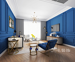 美巢15137394018采集到郑州东润泰和120平三室两厅简欧风格装修效果图