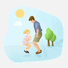 跳绳运动减肥肌理小清新插画图片大小2000x2000px 图片尺寸1.24 MB 来自PNG搜索网 pngss.com 免费免扣png素材下载！风和日丽#肌理#减肥#卡通手绘#亲情#树#太阳#跳绳#小清新#云朵#