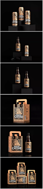 啤酒的包装设计，也可以这么酷！
——
炫酷的黑凯撒啤酒包装设计