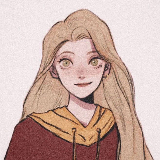女子插画头像