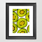 Kiwi Fruit Framed Art Print
