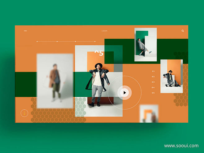 WEB TREND 2020UI设计作品...