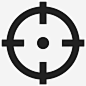 十字准星瞄准枪口图标_88ICON https://88icon.com 十字准星 瞄准 枪口 射击