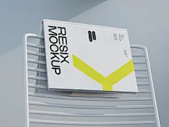 商标logo纸袋书记信件名片衣服T恤样机Book Mockup 01